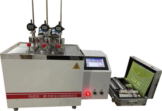 Plastics Vicat Temperature Testing Machine With ±0.2°C Temperature Control