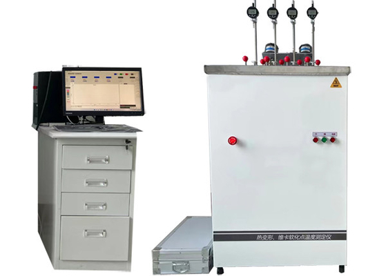 4.5KW Hdt Vicat Test Makinesi Plastik Vicat Yumuşatma Sıcaklığının Belirlenmesi