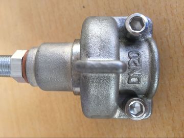 Yarım Yuvarlak Pot Şekli Hidro Basınç Test Makinesi Uç Kapağı, 20mm Boru Sonu Kapatmaları