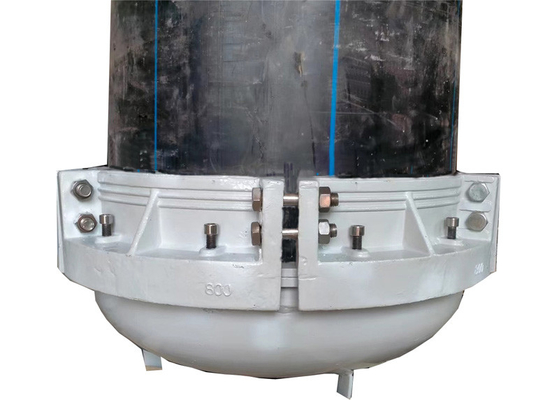 ASTM D 1598/1599 Standartlarına uygun pvc pe plastik boru için DN 800mm Uç kapağı hidrostatik test tapası