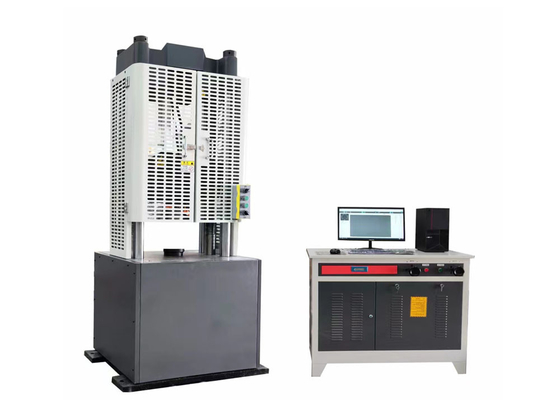 Mikro bilgisayar kontrolü elektrohidrolik servo-hidrolik çelik için beton öncesi gerginlik için evrensel test makinesi