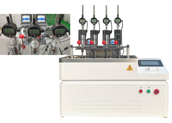 Kontrol proseslerinde ısı bozulmasını ve Vicat yumuşama sıcaklıklarını test etmek için HDT VICAT Test Makinesi çözümü