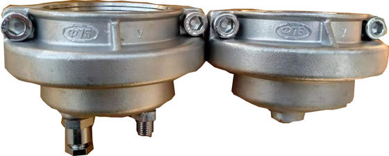 Pvc Pe Boru için Iso Geçirilmiş 75mm Metal Uç Kapakları